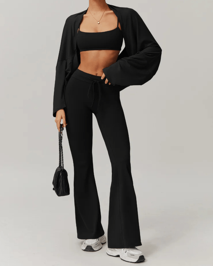 LACEY SCULPT FIT FLARE LEGGINGS