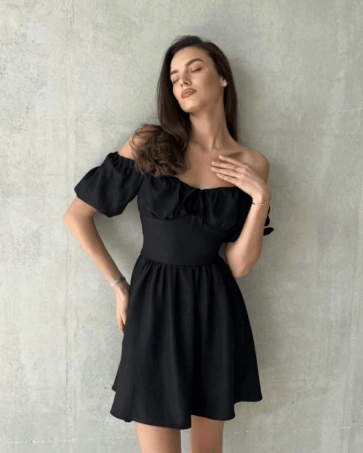 PHOEBE SWEETHEART PUFF DRESS