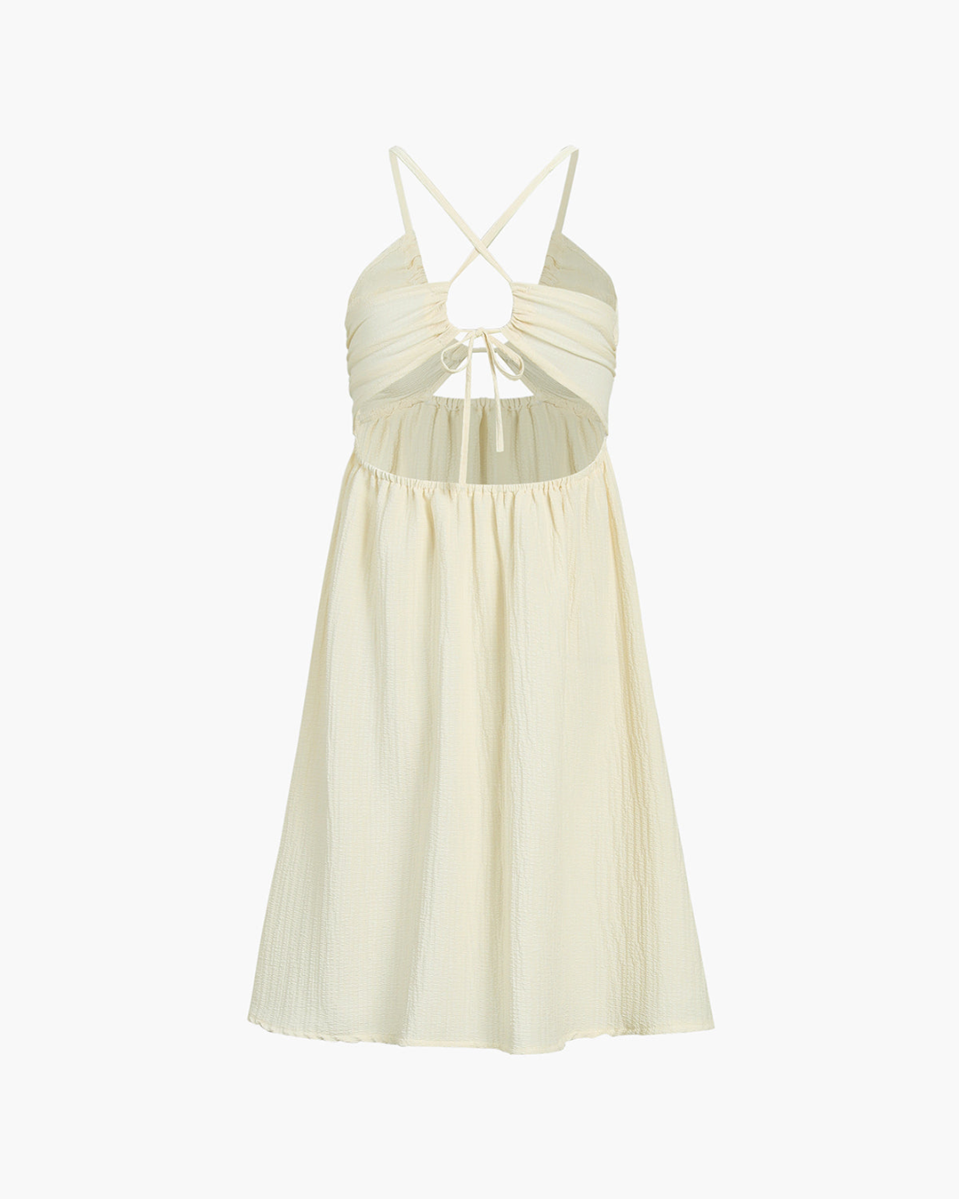 ANDREA EFFORTLESS GLOW OPEN-BACK DRESS