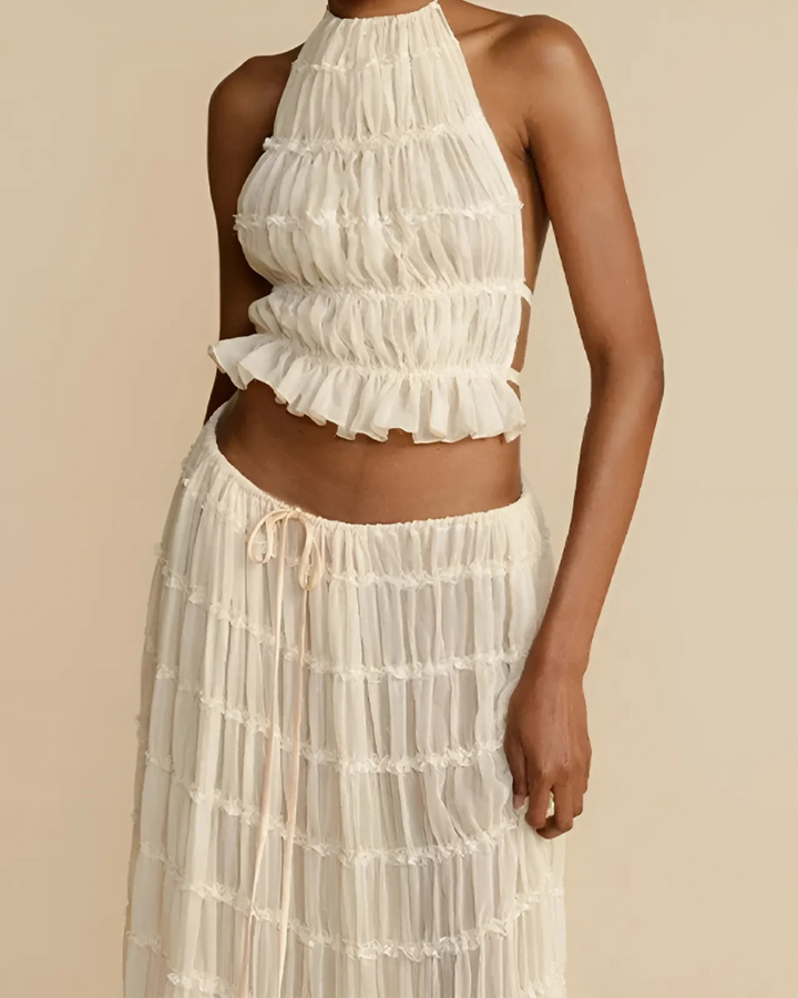 ISLA BOHO PLEATED DRESS