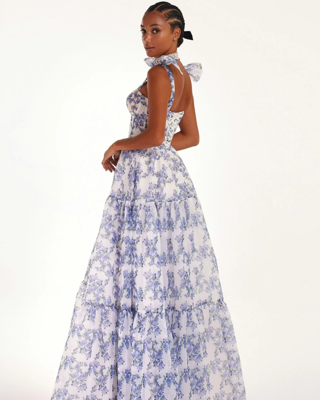 LILIA SOFT FLORAL MAXI DRESS