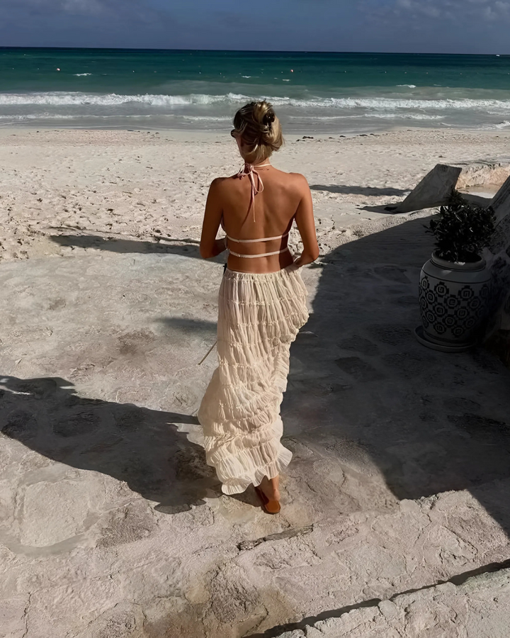 FLORA COASTAL BOHO RUFFLED SET