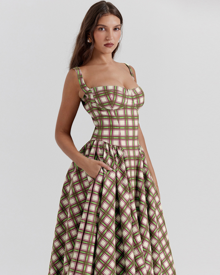 HALEY FIGURE-HUGGING LONG DRESS