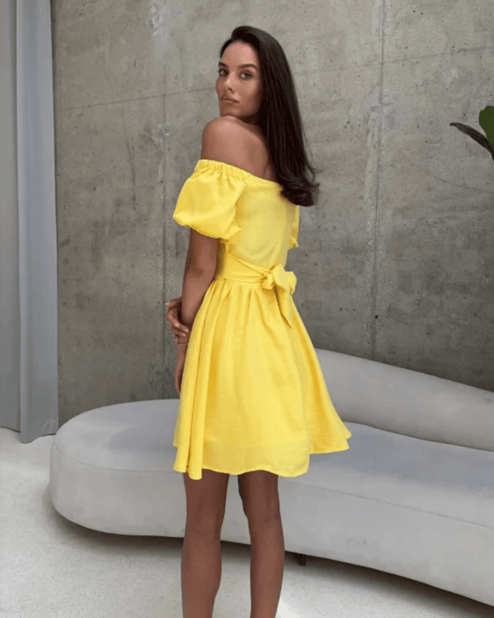 PHOEBE SWEETHEART PUFF DRESS