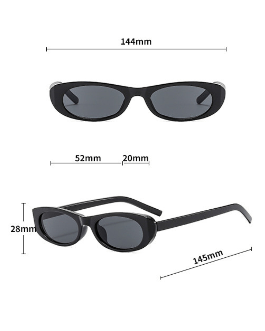CLASSIC CAT EYE SUNGLASSES