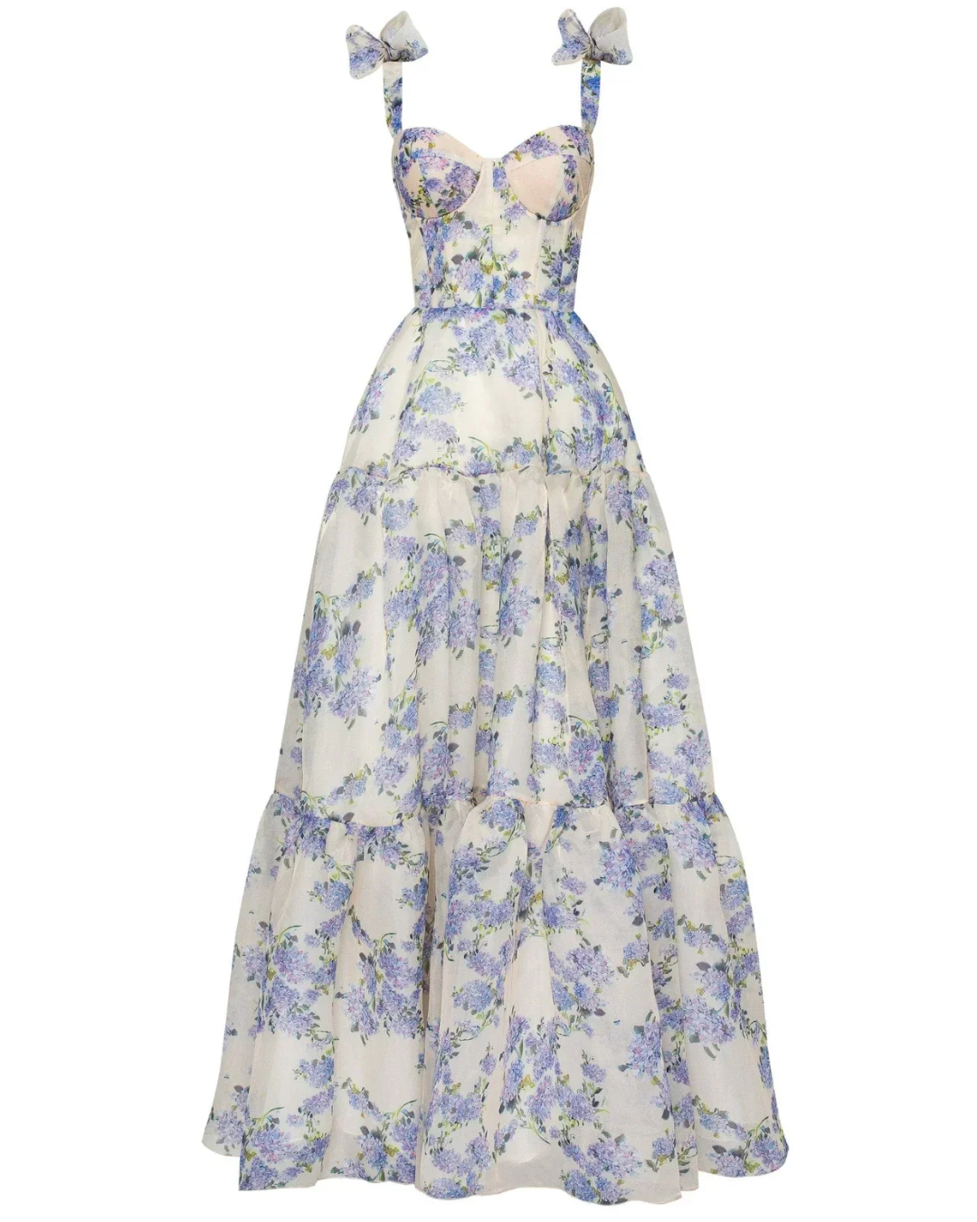 LILIA SOFT FLORAL MAXI DRESS