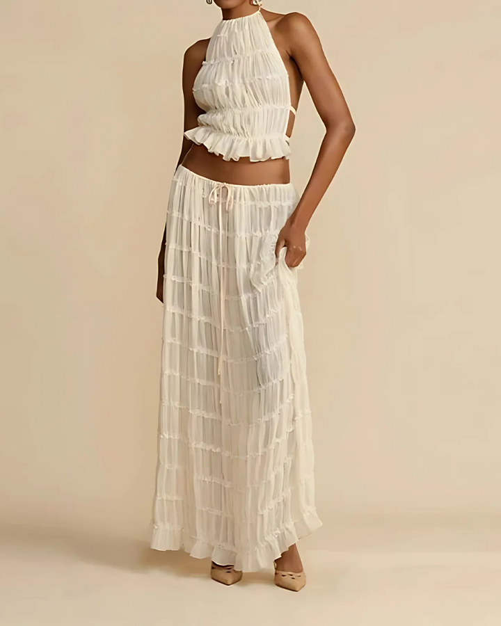 ISLA BOHO PLEATED DRESS