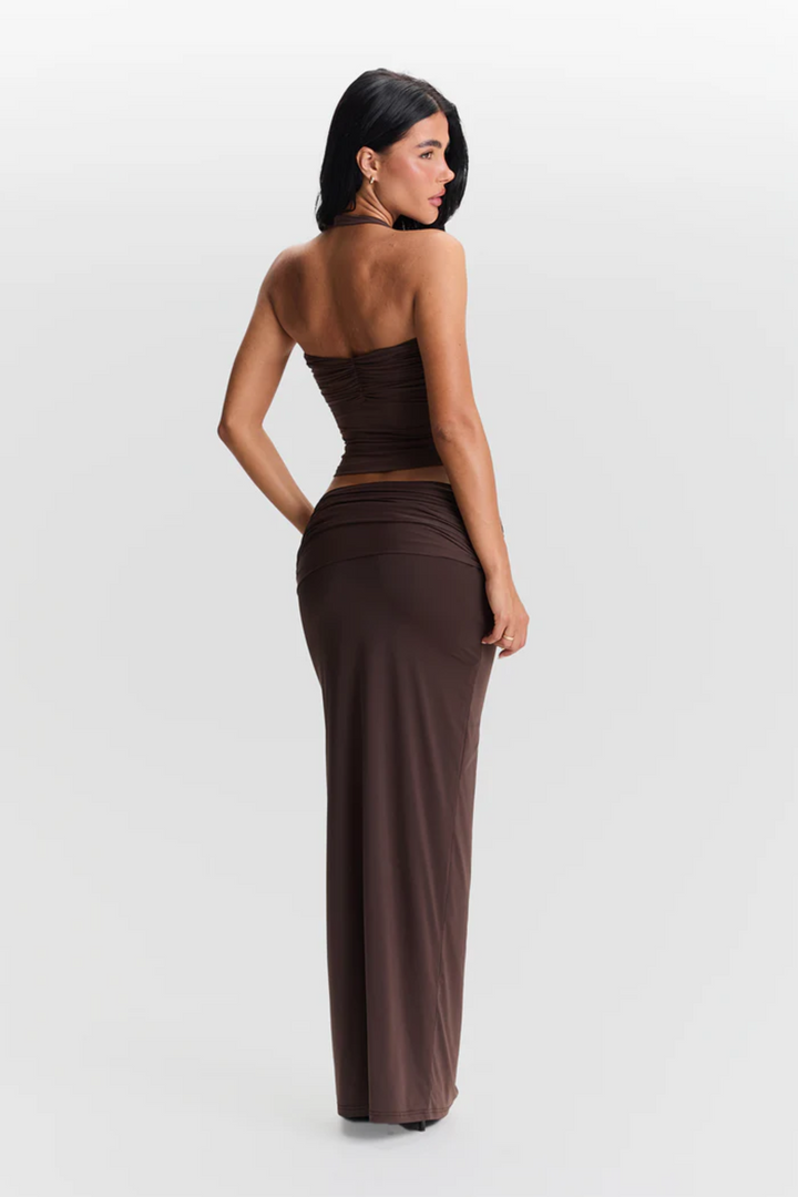 BLAIR SCULPTED HALTER TOP