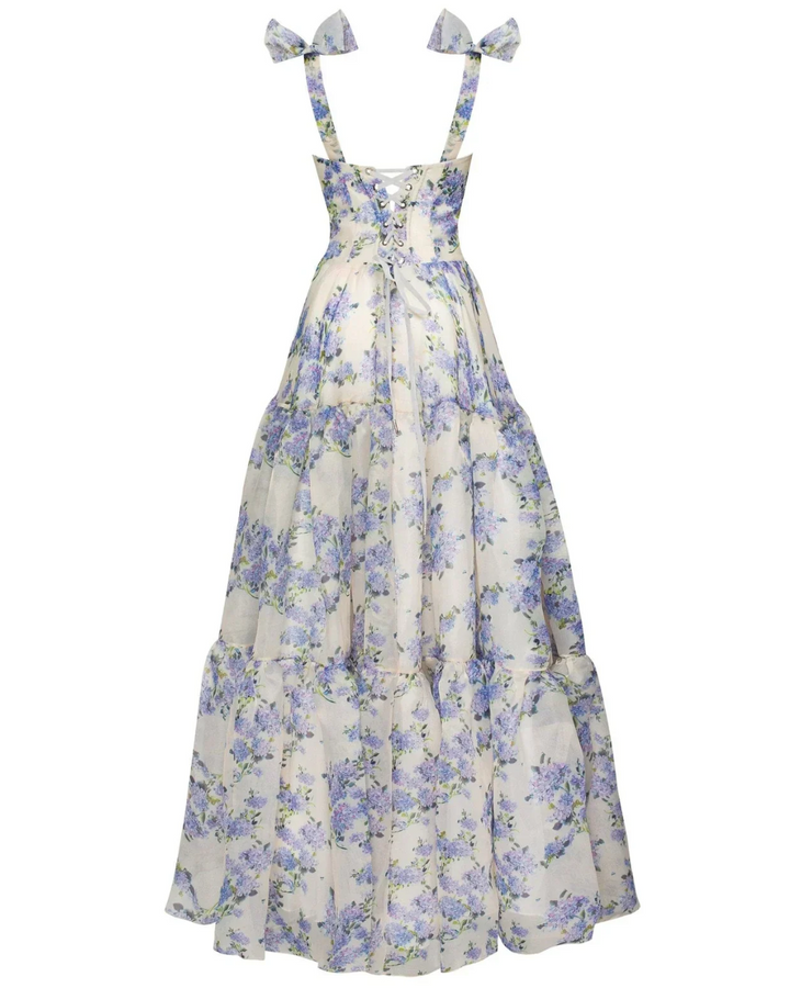 LILIA SOFT FLORAL MAXI DRESS