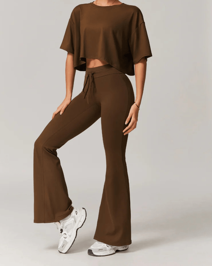 LACEY SCULPT FIT FLARE LEGGINGS