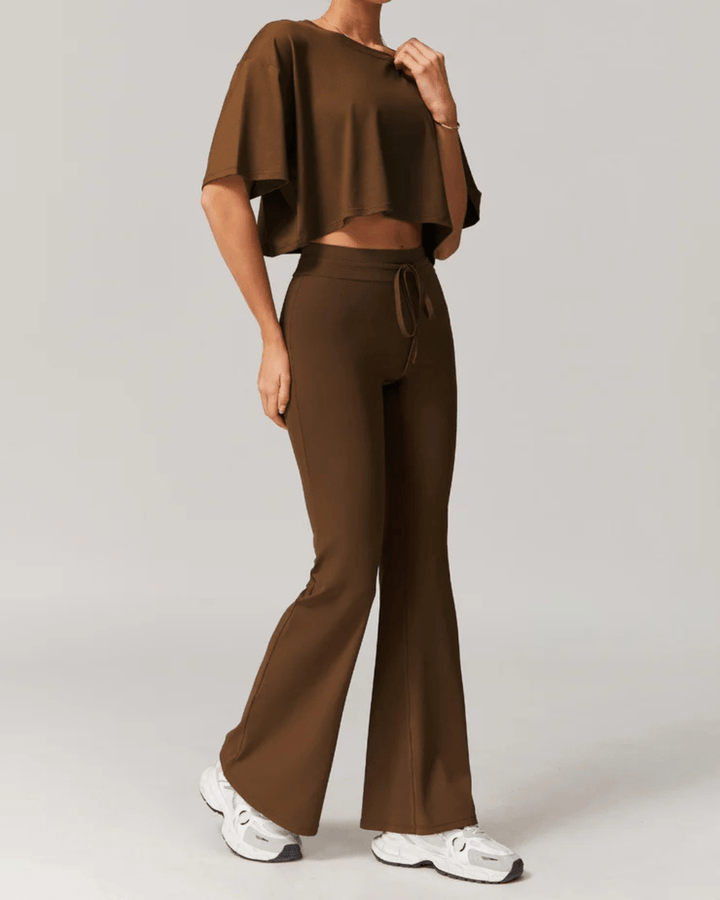 LACEY SCULPT FIT FLARE LEGGINGS
