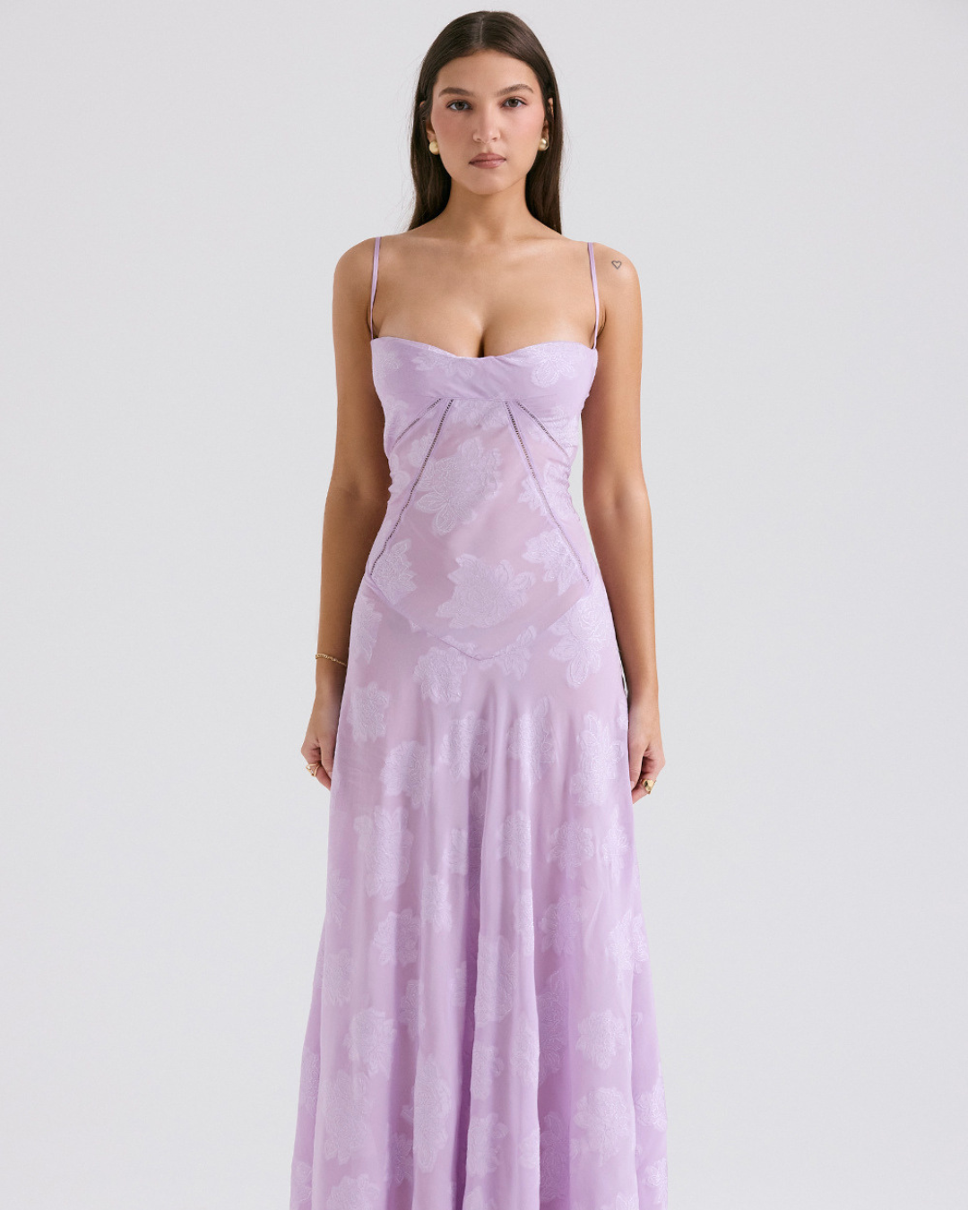 AUDREY CLASSY FLORAL LACE DRESS