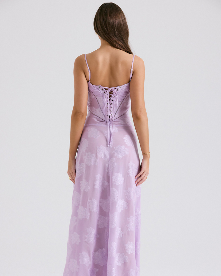 AUDREY CLASSY FLORAL LACE DRESS