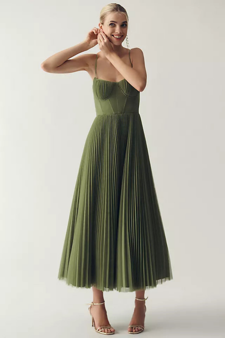 ALINA SCULPTED PLEAT DREAM DRESS