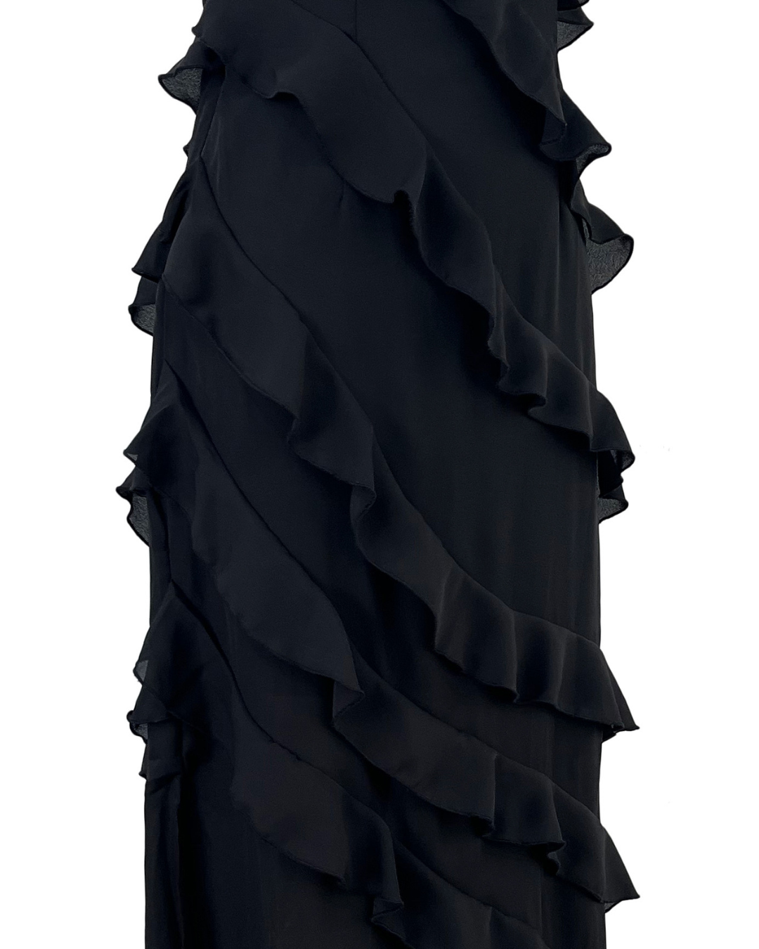ARIELLA RUFFLE ELEGANCE MAXI DRESS