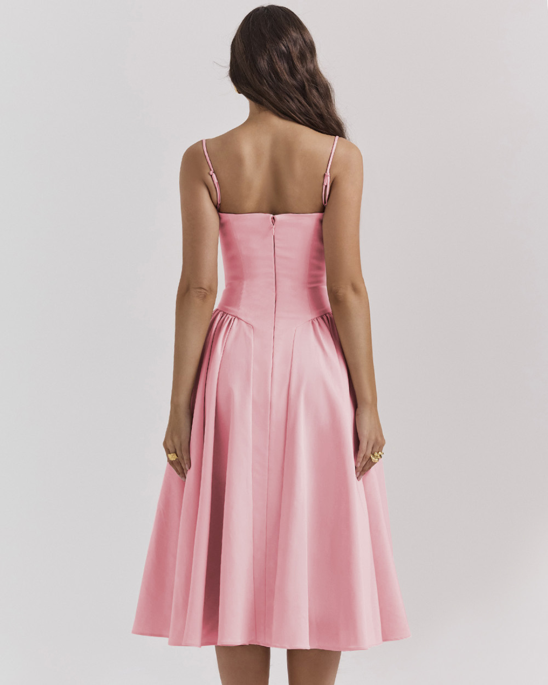 HALEY FIGURE-HUGGING LONG DRESS