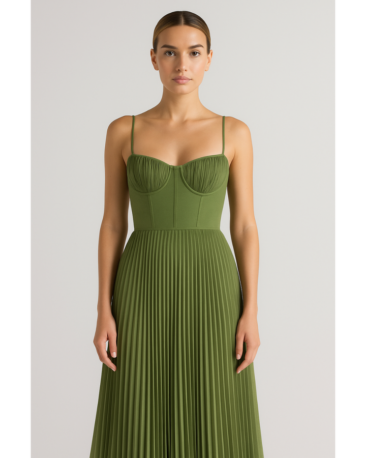 ALINA SCULPTED PLEAT DREAM DRESS
