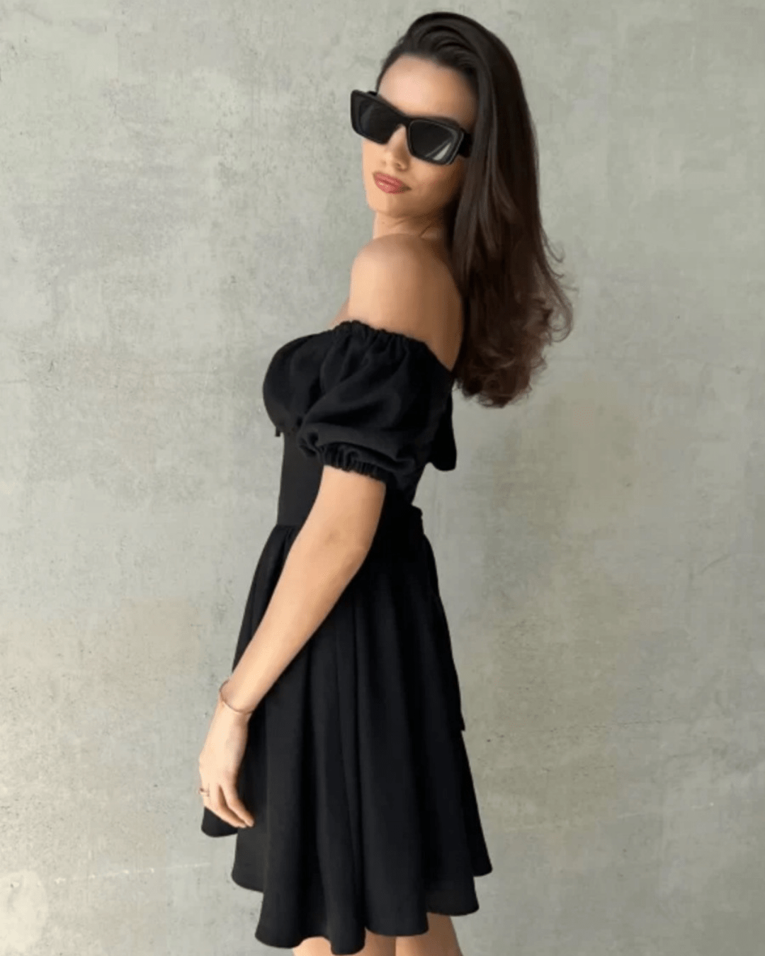 PHOEBE SWEETHEART PUFF DRESS