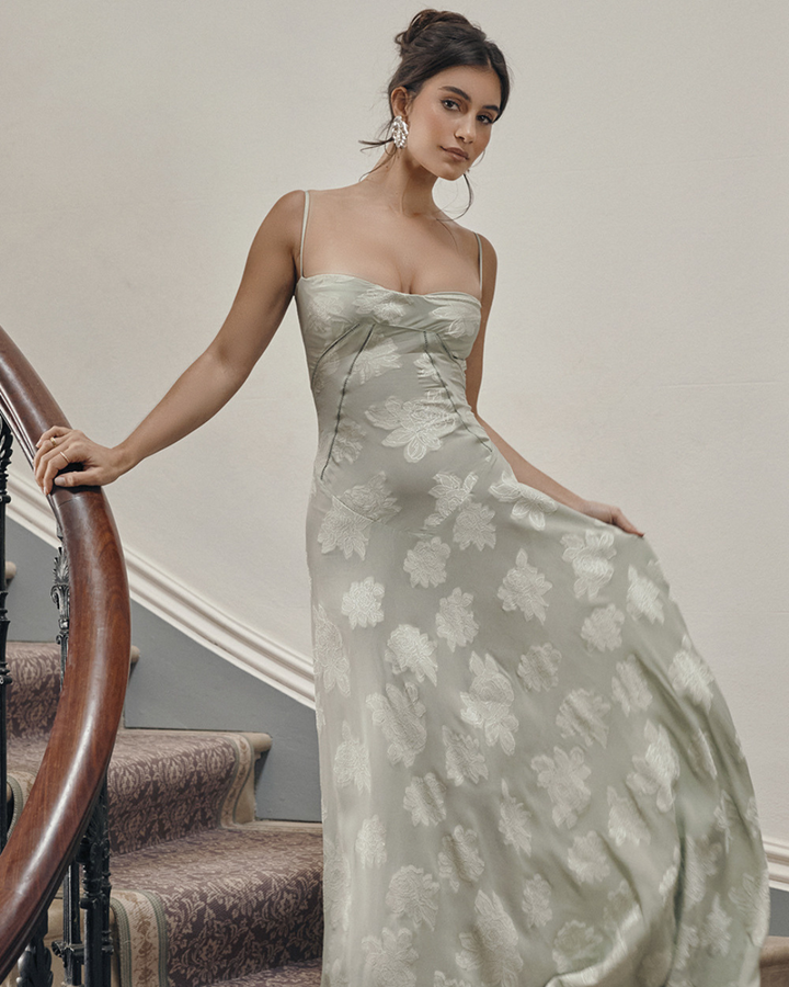 AUDREY CLASSY FLORAL LACE DRESS