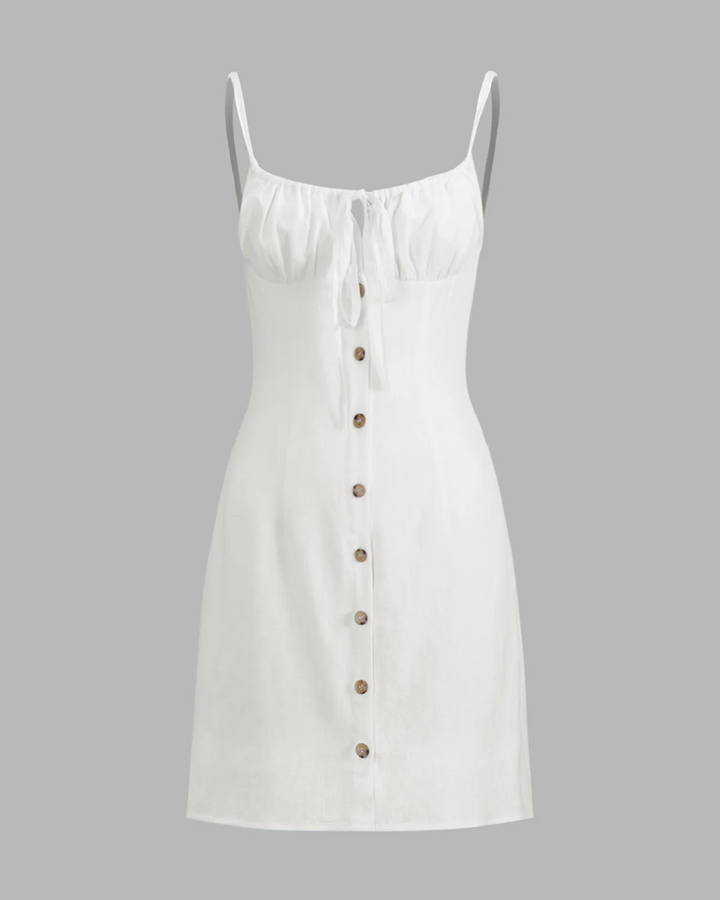 GEORGIA MINIMALIST SLEEVELESS MINI DRESS