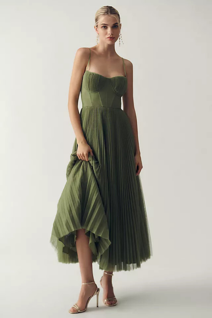 ALINA SCULPTED PLEAT DREAM DRESS