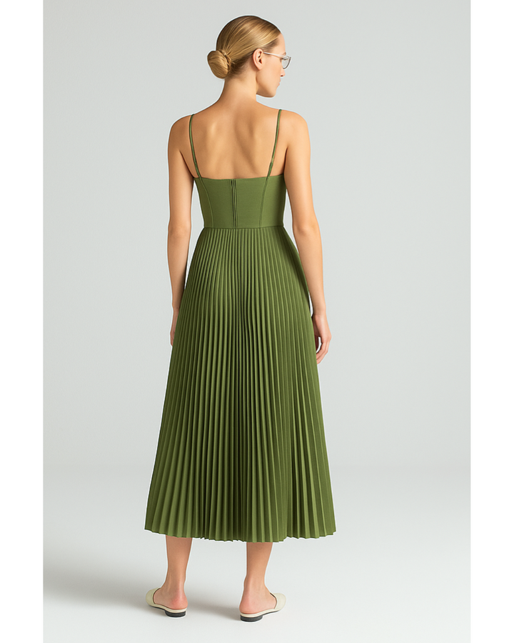 ALINA SCULPTED PLEAT DREAM DRESS