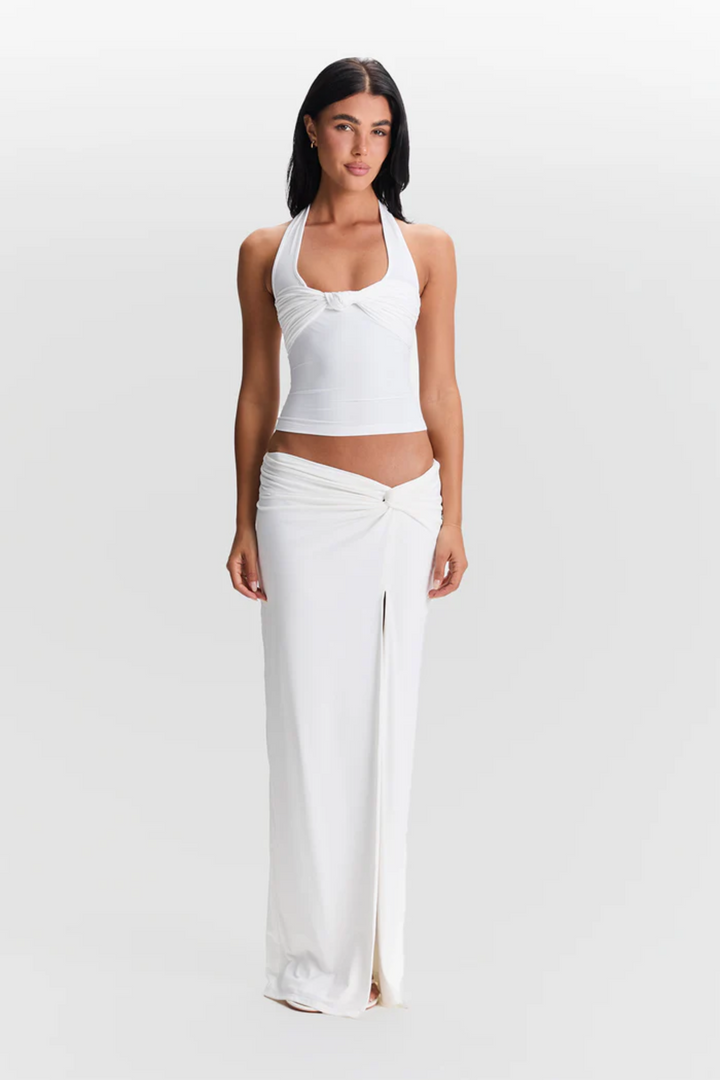 BLAIR SCULPTED HALTER TOP