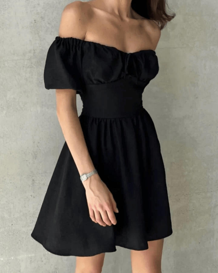 PHOEBE SWEETHEART PUFF DRESS