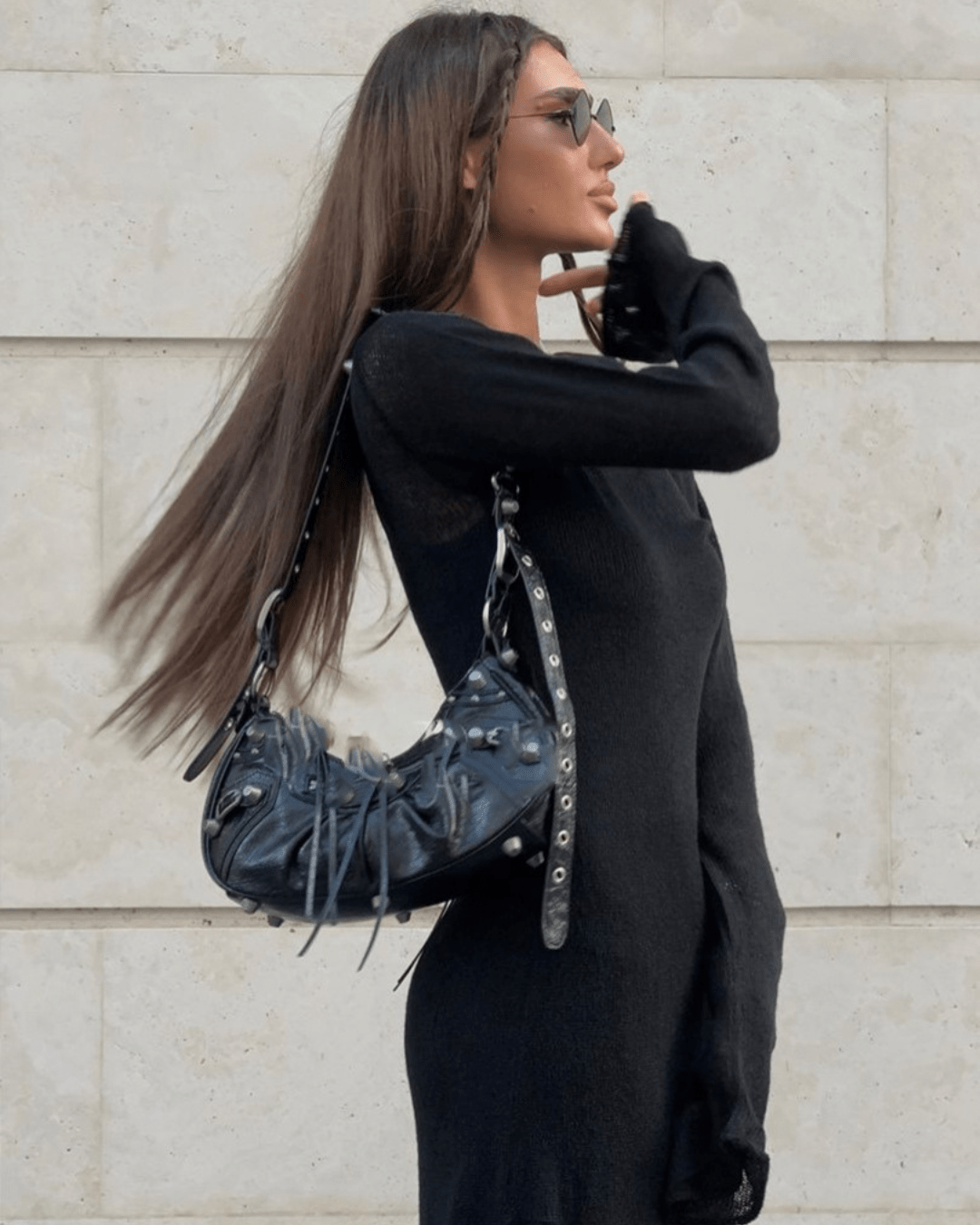 SERAPHINA LUXE SHEER KNITTED DRESS