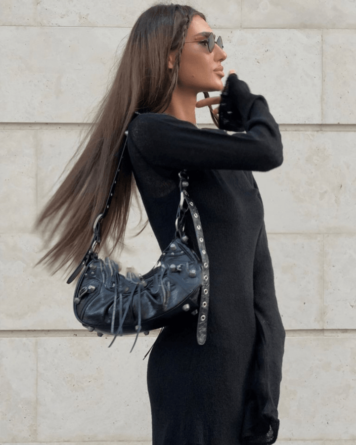 SERAPHINA LUXE SHEER KNITTED DRESS
