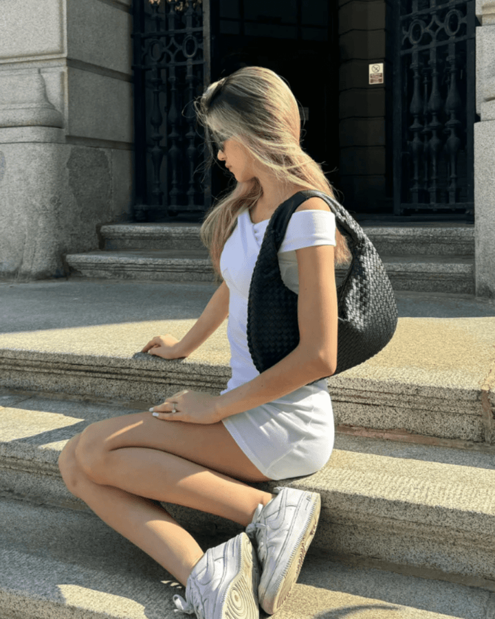 CLARA WOVEN EVERYDAY SMALL BAG