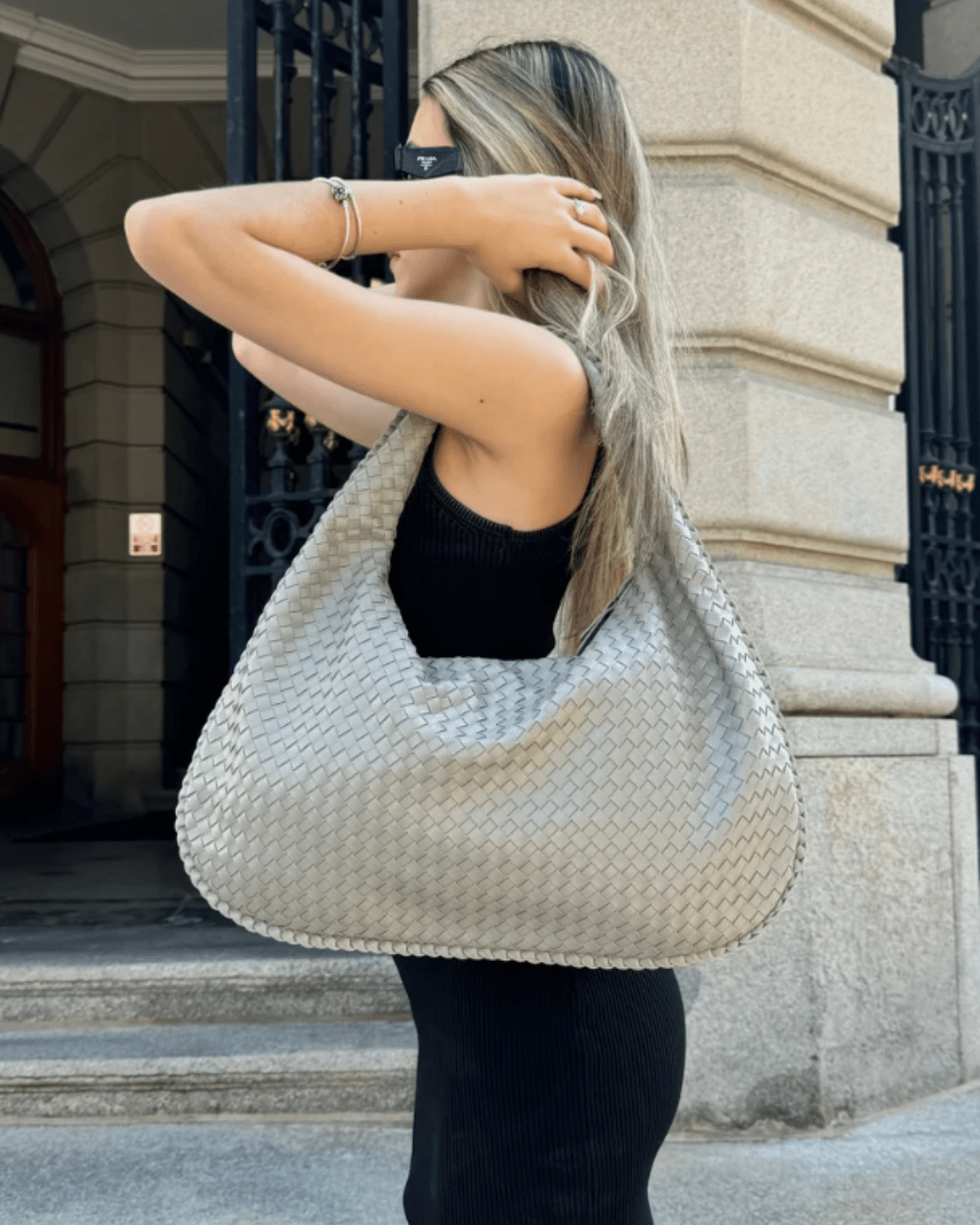 CLARA WOVEN EVERYDAY BAG