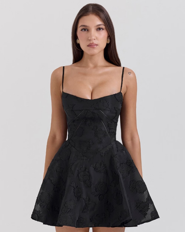 AUDREY CLASSY FLORAL LACE DRESS