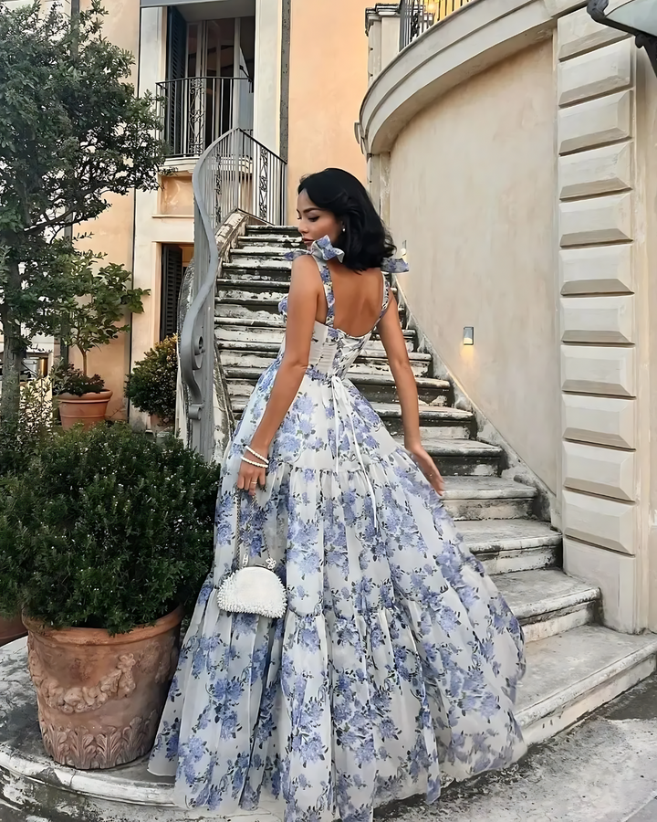 LILIA SOFT FLORAL MAXI DRESS