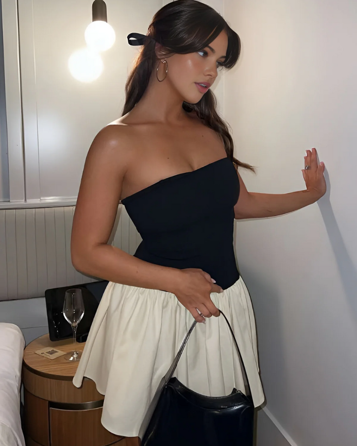EMILY CHIC STRAPLESS MINI DRESS