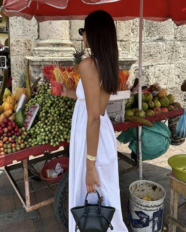 LARA CHIC BACKLESS LONG DRESS