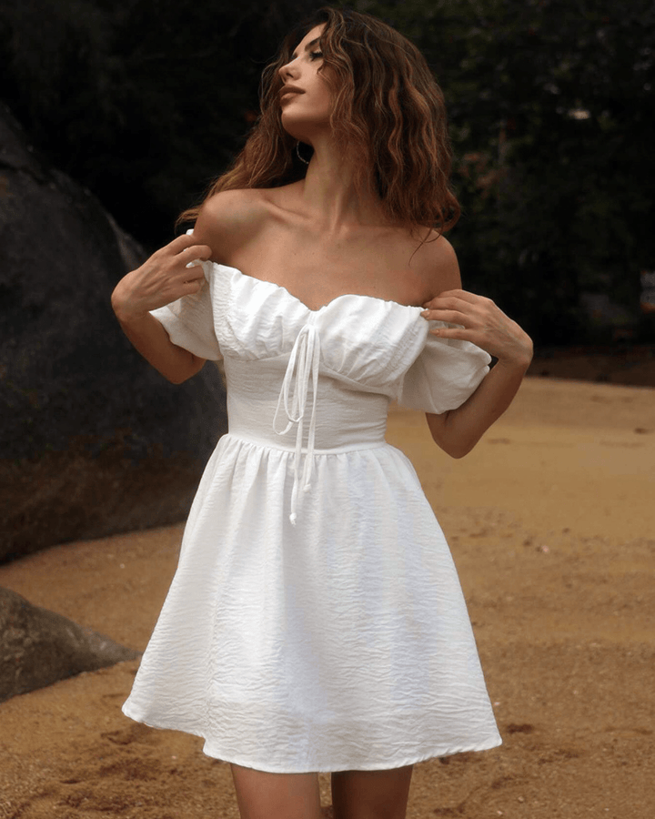 PHOEBE SWEETHEART PUFF DRESS