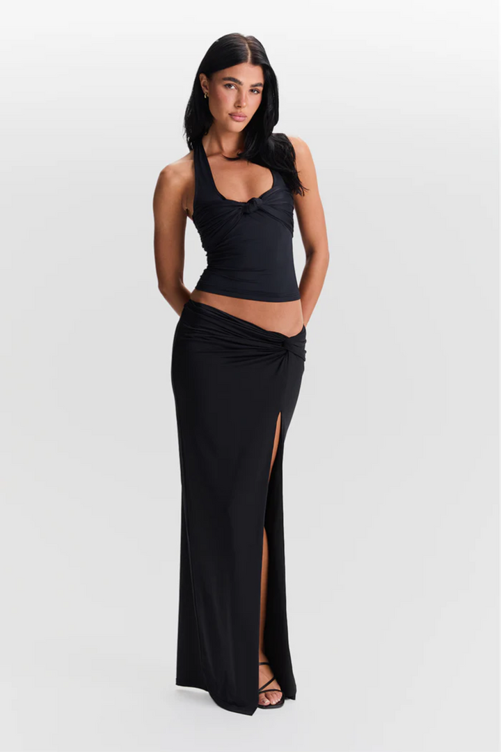 BLAIR SCULPTED HALTER TOP