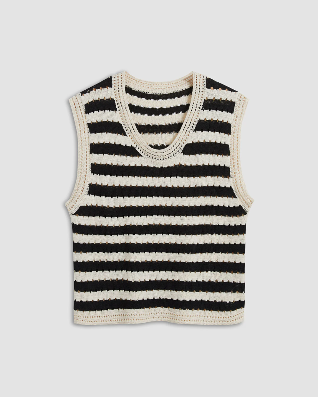 MAE CLASSIC STRIPED KNITTED TOP