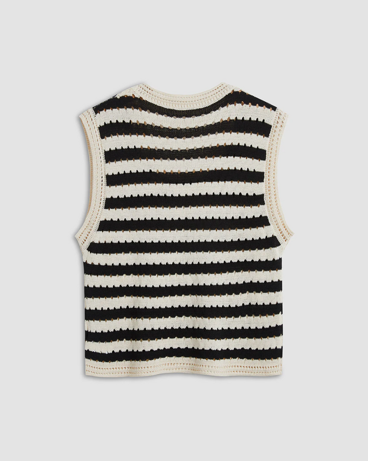MAE CLASSIC STRIPED KNITTED TOP