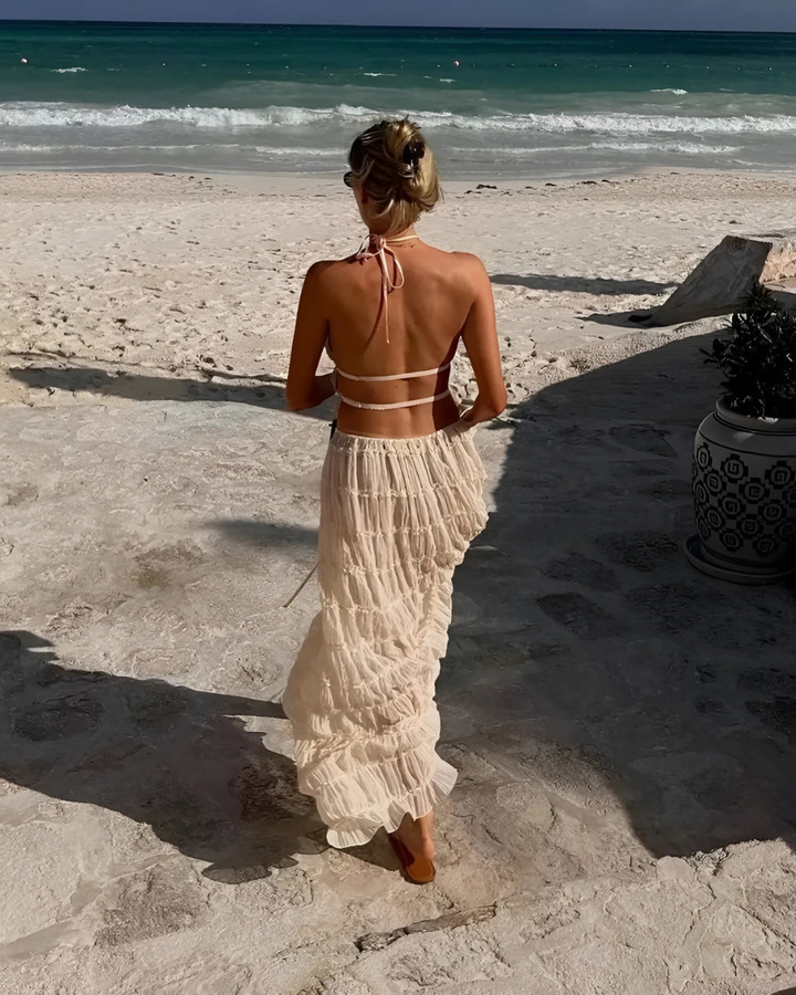 ISLA BOHO PLEATED DRESS