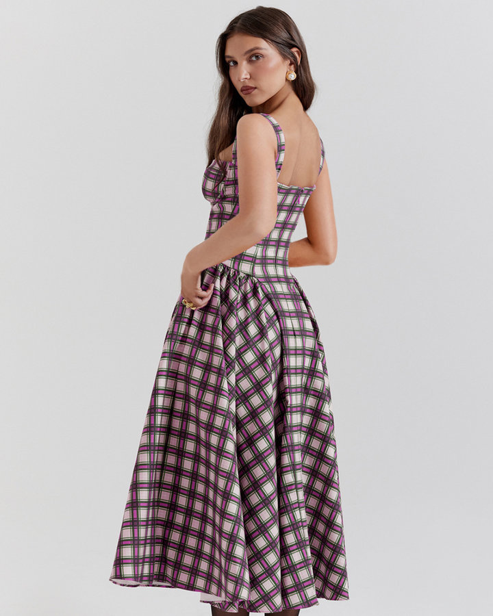 HALEY FIGURE-HUGGING LONG DRESS