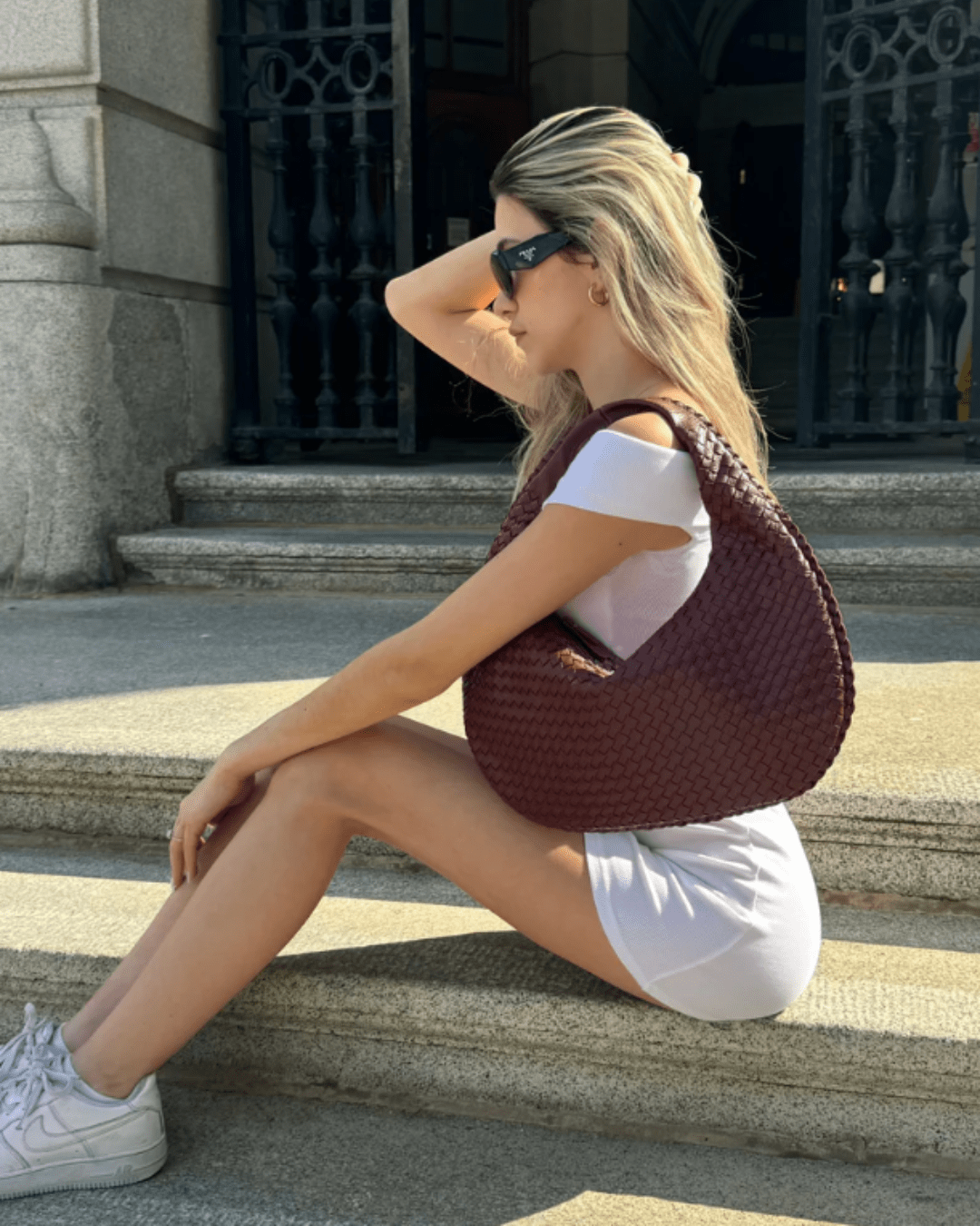CLARA WOVEN EVERYDAY SMALL BAG