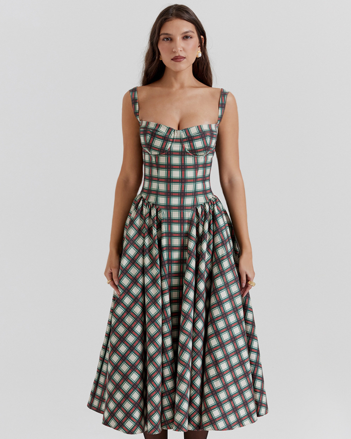 HALEY FIGURE-HUGGING LONG DRESS