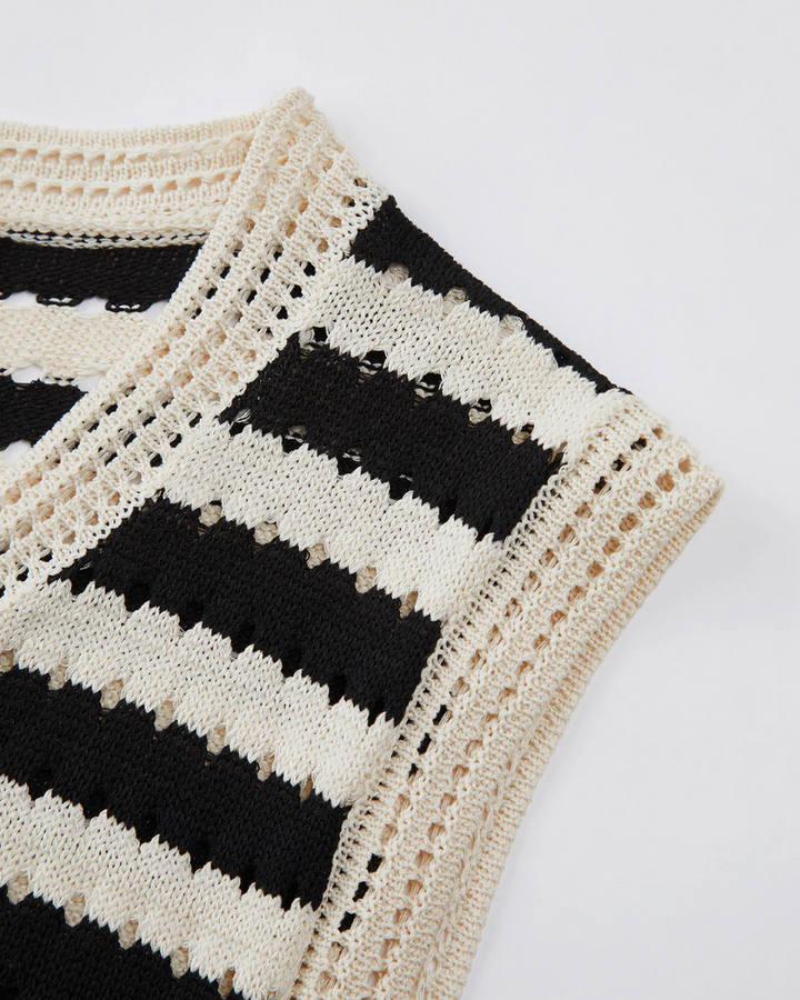 MAE CLASSIC STRIPED KNITTED TOP