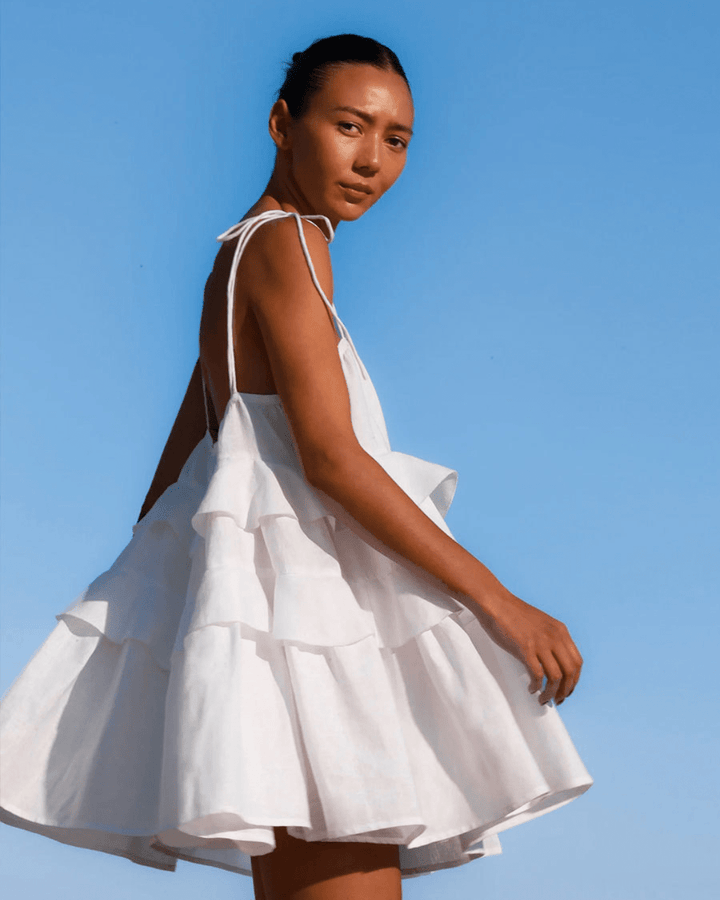 EMMA RUFFLE BLISS DRESS