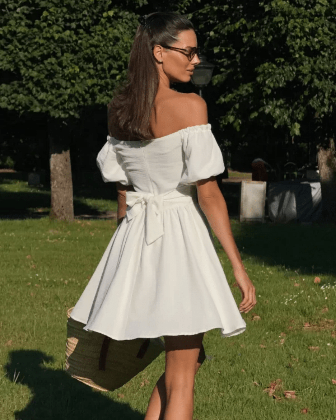 PHOEBE SWEETHEART PUFF DRESS