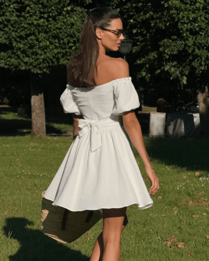 PHOEBE SWEETHEART PUFF DRESS