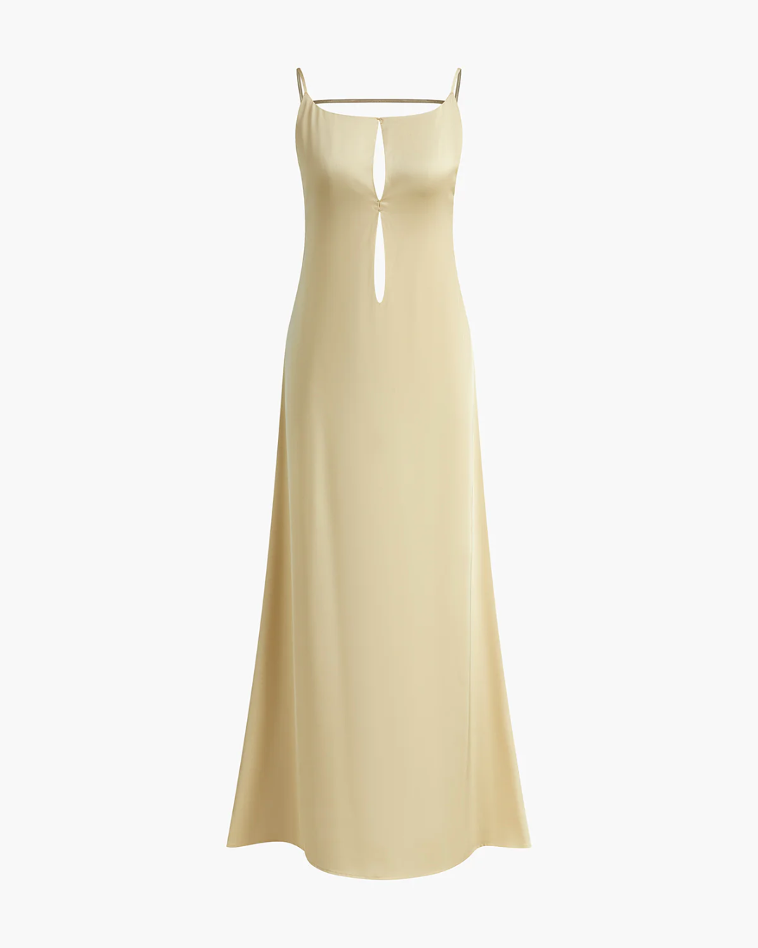 RACHEL ELEGANT SATIN MAXI DRESS