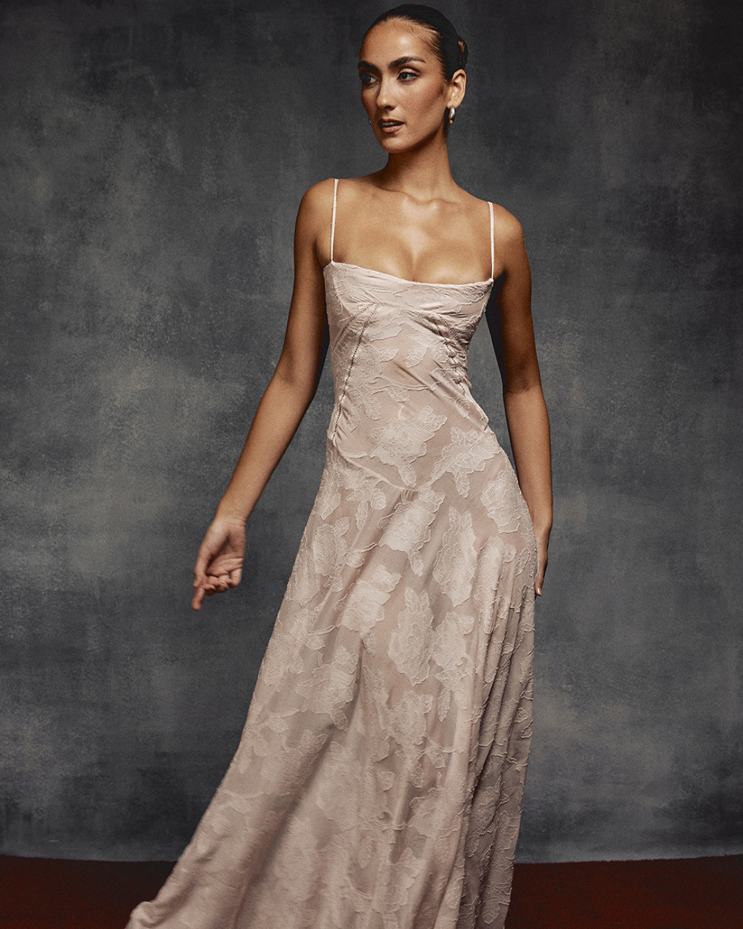 AUDREY CLASSY FLORAL LACE DRESS